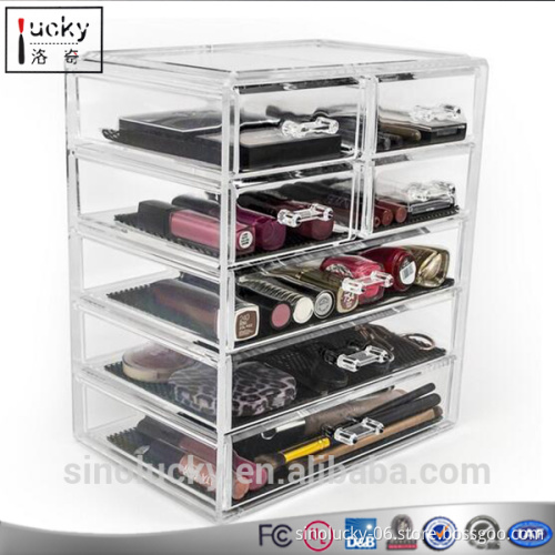 Big Mall Retail Used Cosmetic Display Drawer Makeup Organizer
